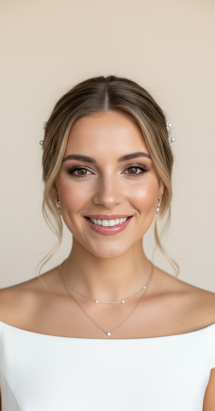 After Boho Bridal Updo